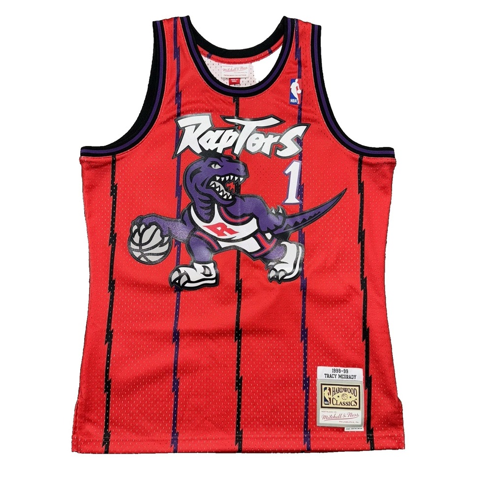 Mitchell & Ness Toronto Raptors Tracy McGrady 1998-99 Jersey Size Medium Red